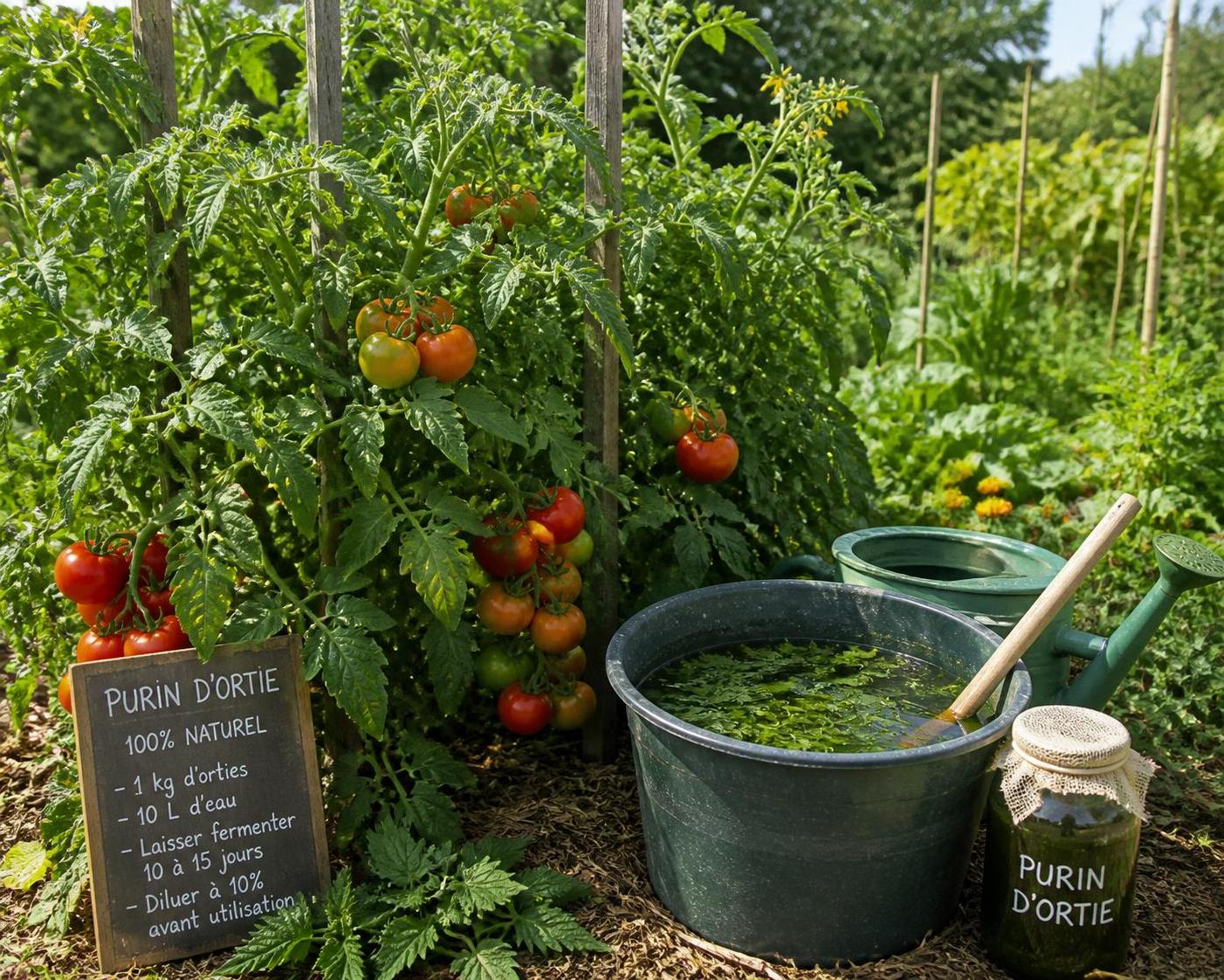 découvrez comment doser efficacement le purin d'ortie pour les tomates afin d'optimiser leur croissance. apprenez la concentration idéale pour un jardinage naturel et productif.