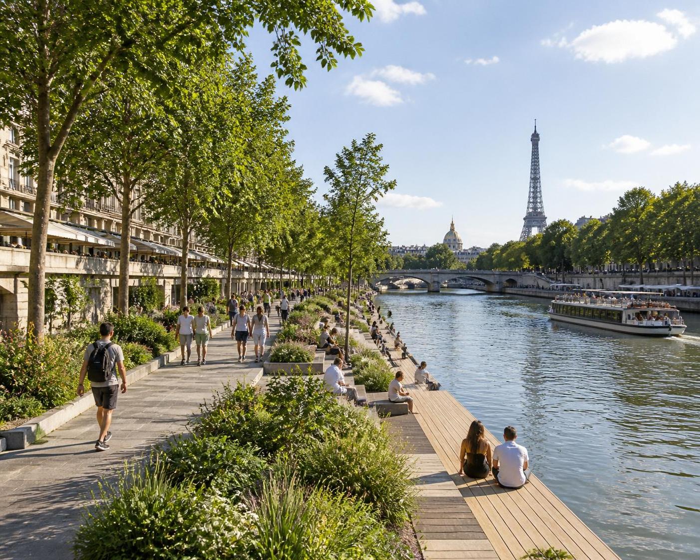 découvrez les projets innovants qui transforment le paysage urbain autour de la seine à paris, alliant développement durable, architecture moderne et espaces verts pour une métropole repensée.