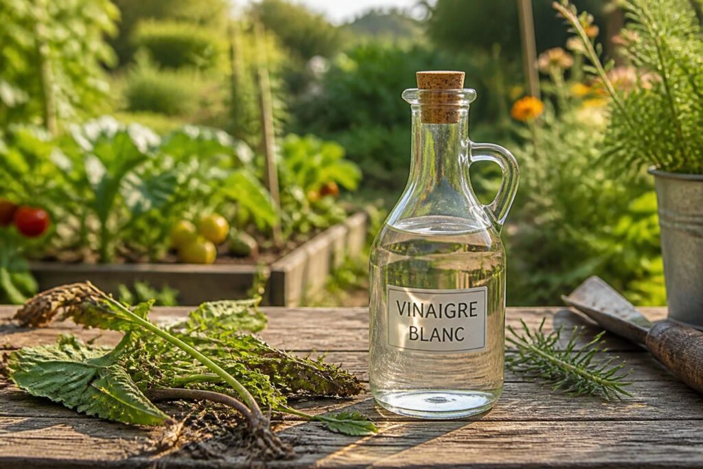 découvrez comment utiliser le vinaigre blanc comme désherbant naturel efficace, une solution écologique et économique pour remplacer les pesticides chimiques dans votre jardin.