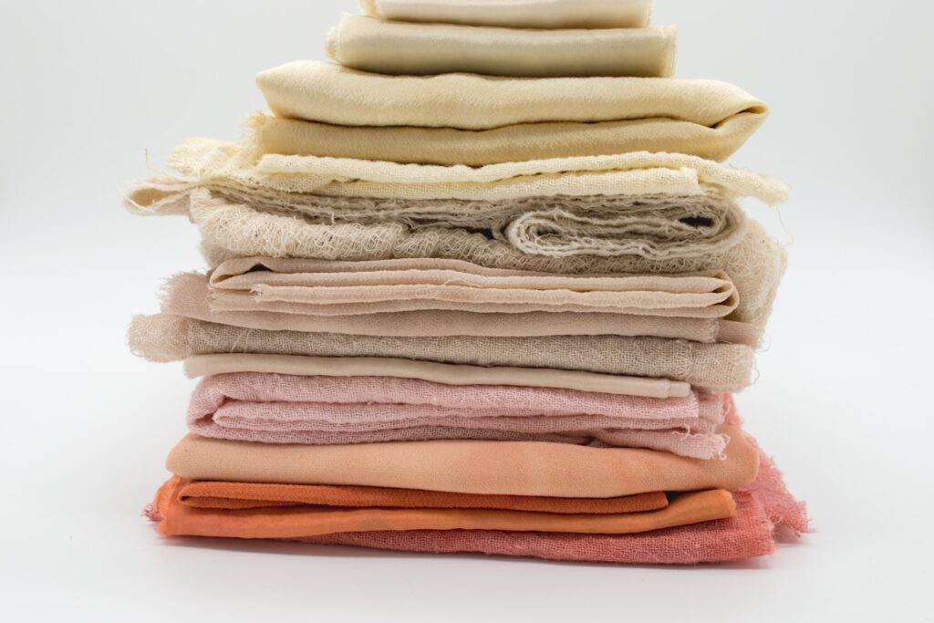 pile of cloth on white surface